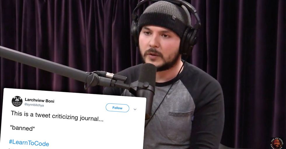 'Learn to Code' Meme Controversy Explained on Joe Rogan Podcast