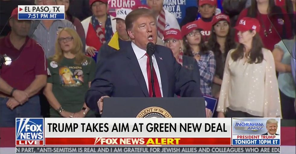 VIDEO: Donald Trump Unloads on AOC's Green New Deal