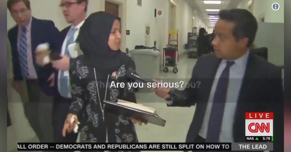 WATCH: Ilhan Omar Refuses to Answer Reporter's Questions About Her Own Tweets