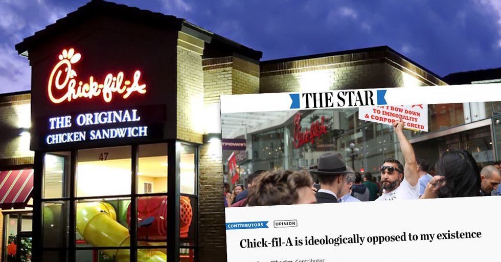 Toronto Star OpEd Throws Melodramatic Fit About Chick-fil-A's Poisonous Homophobia