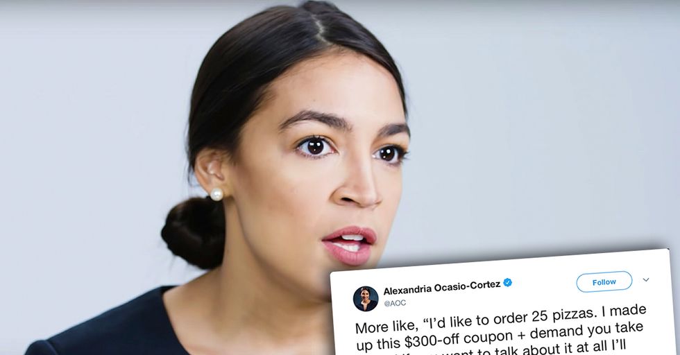 Alexandria Ocasio-Cortez Proves her Economic Illiteracy With Amazon/Pizza Comparison