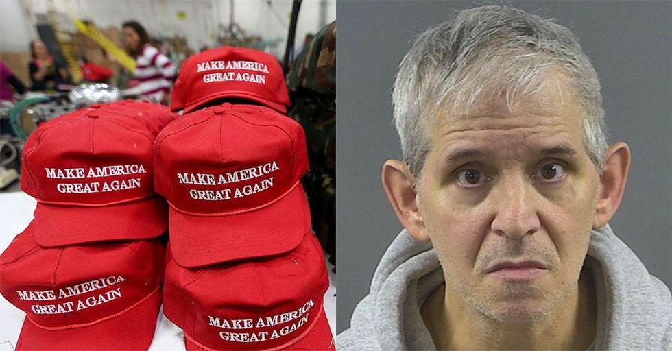 Man Pulls Gun on Trump Supporter, But Can't Flee for Hysterical Reason
