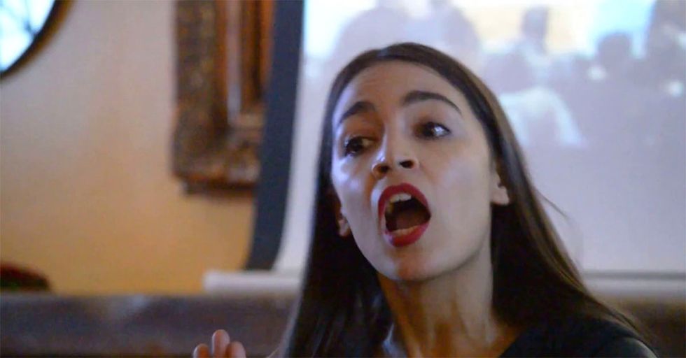 WATCH: Super Genius Alexandria Ocasio-Cortez Compares Berlin Wall to Border Wall