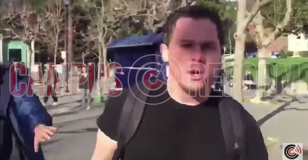 HATE CRIME: Conservative Student Gets Decked by Leftist Student. Media?