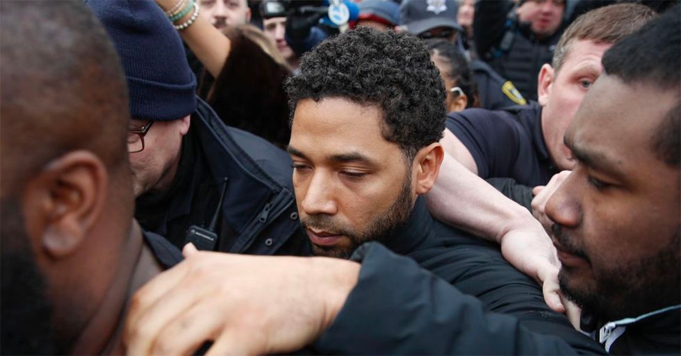 Jussie Claims Innocence to "Empire" Cast. Here's How They Reacted...