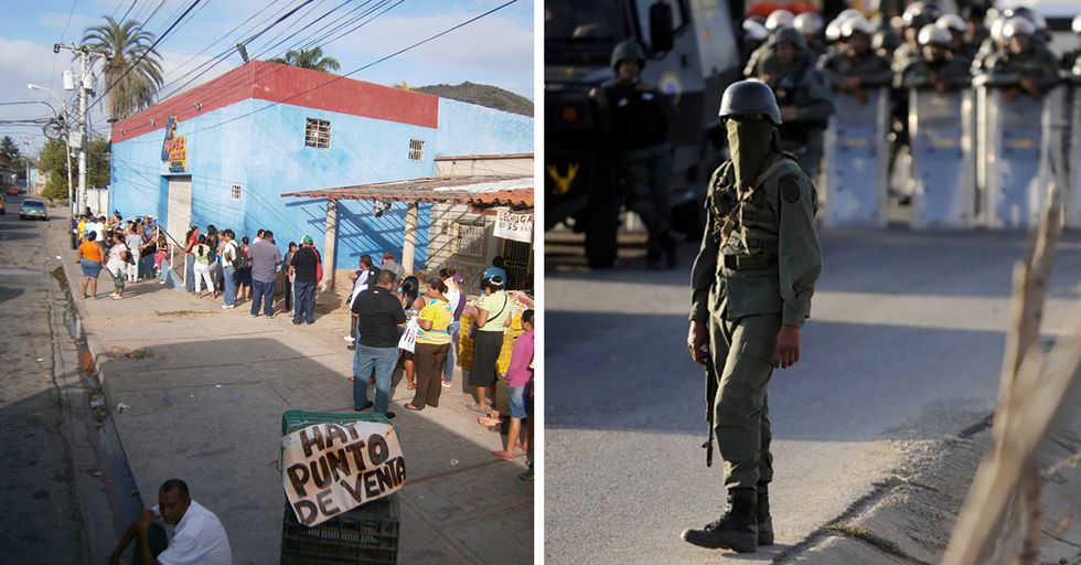 Venezuelan Military Shoots Civilians While Blocking Humanitarian Aid