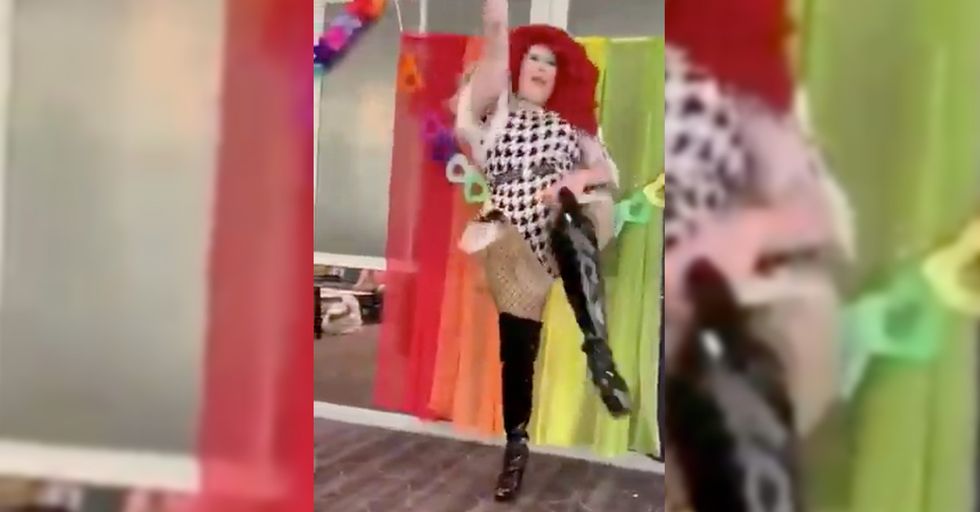 WATCH: Drag Queen Strips for Kids at Drag Queen Story Time. How Does This Promote Reading?