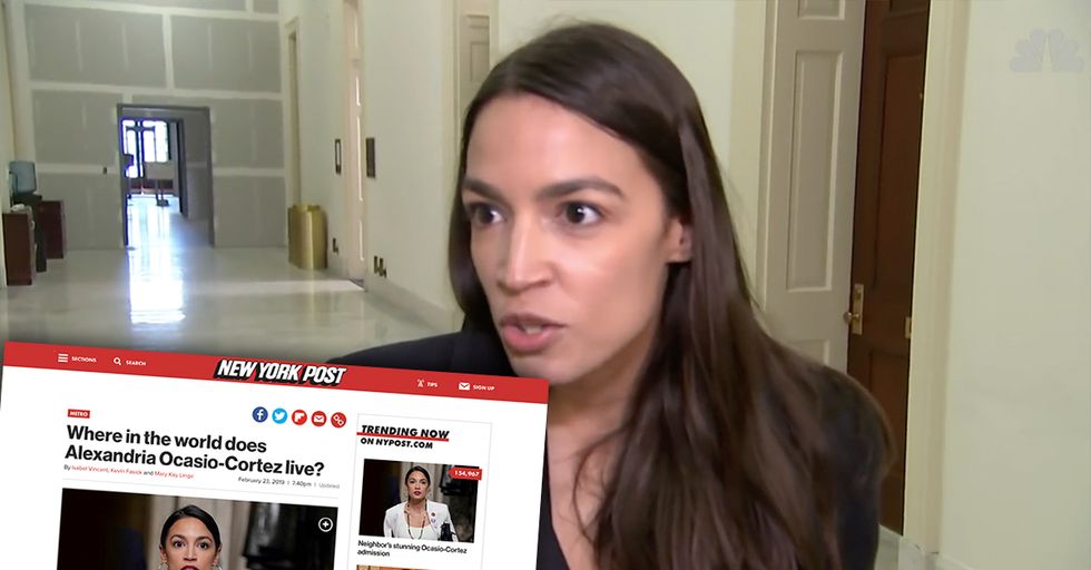 'New York Post' Questions Alexandria Cortez's Claims About Where She Lives