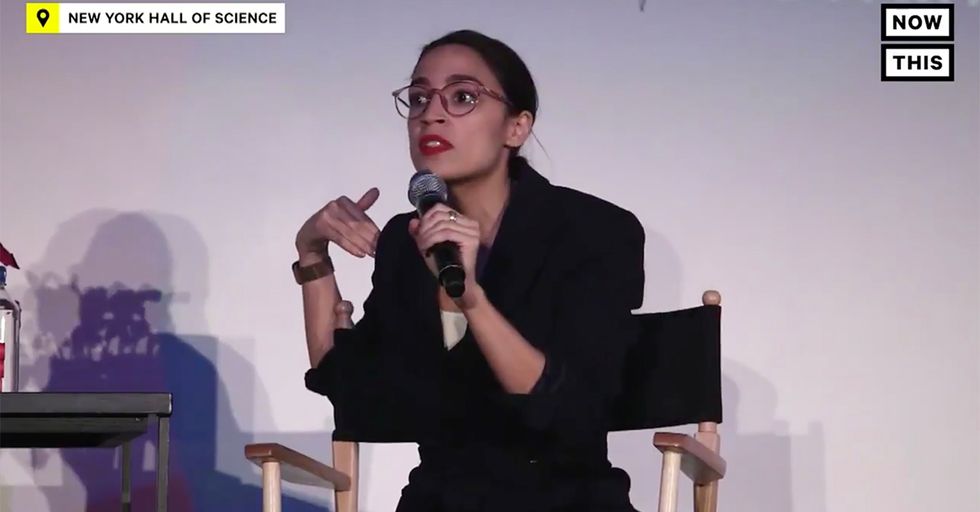 Alexandria Ocasio-Cortez Claims She's the 'Boss' on Fighting Climate Change