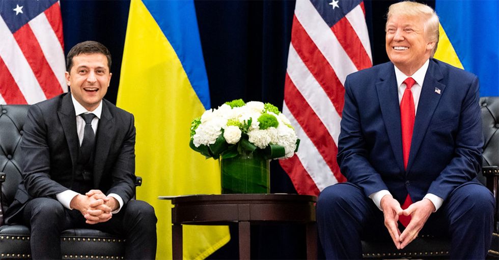 Ukrainian President Says There Was NO BLACKMAIL in Trump Call
