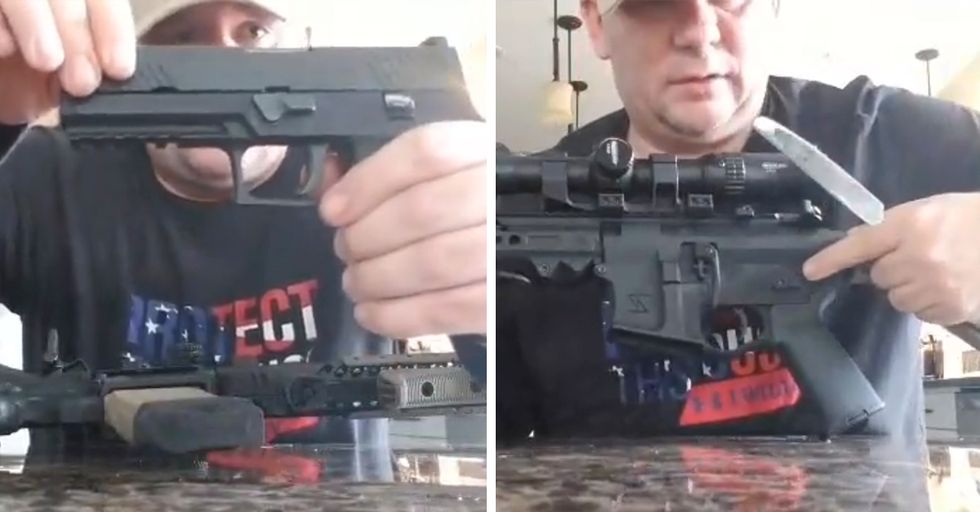 Man Demonstrates How AR-15 Shoots 70,000 Rounds a Minute!