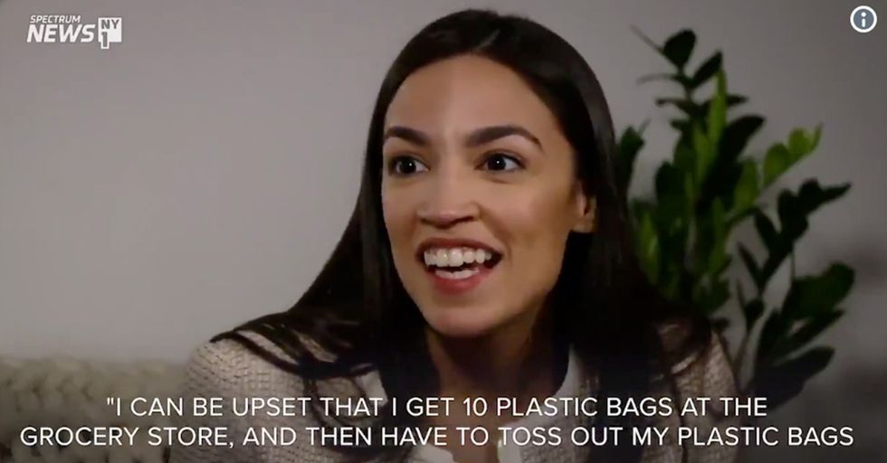 Alexandria Ocasio-Cortez Doesn't Understand Grocery Store Bag Options