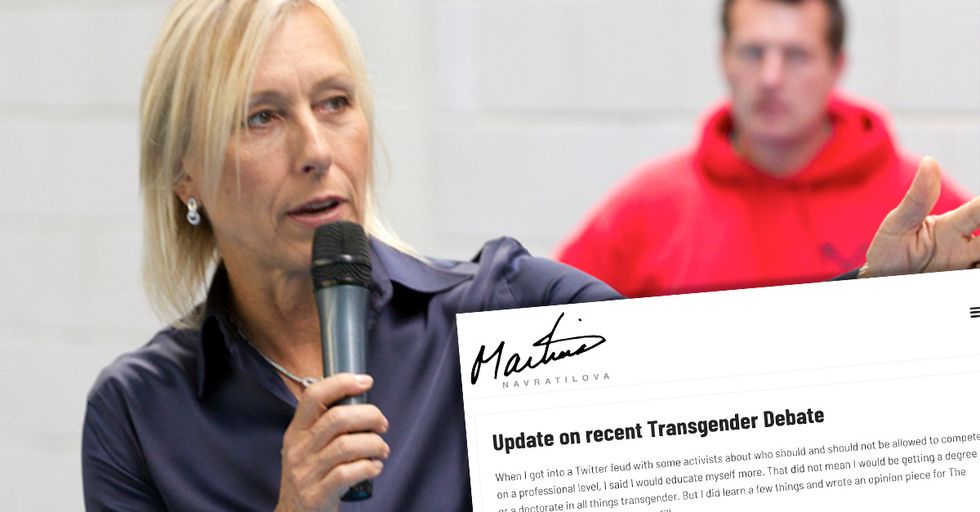 Martina Navratilova Apologizes for Use of the Word "Cheat" But That's It