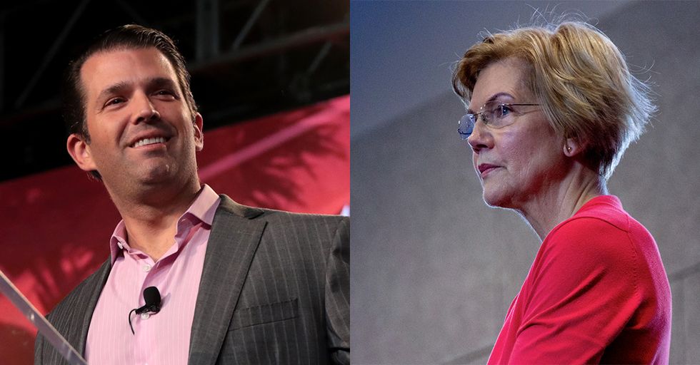 Elizabeth Warren Criticizes College Scammers. Donald Trump Jr. Trashes Her!