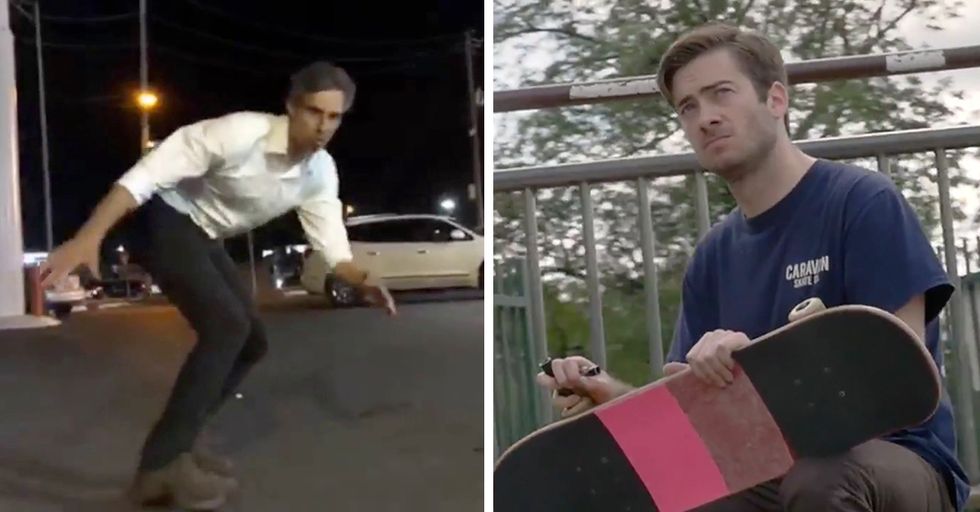 Skaters Make Attack Ad Mocking Beto O'Rourke's Skateboard 'Skills'