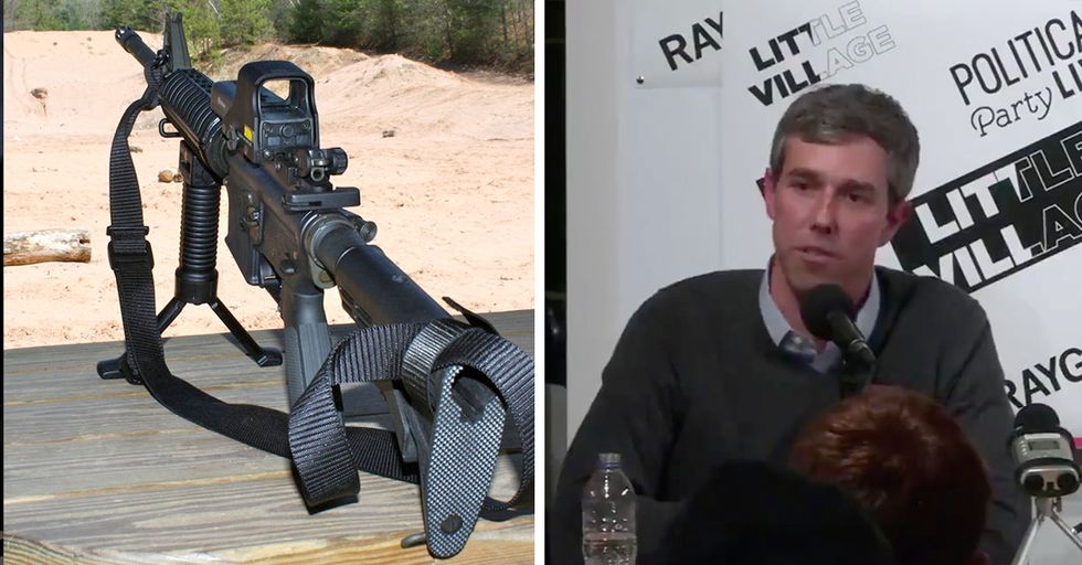 Beto O'Rourke Talks Gun Control, Demonstrates Lack of Knowledge on AR-15s