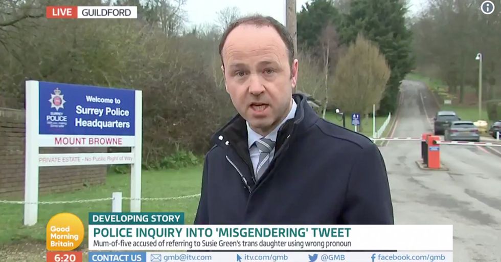 British Newscaster Shames British Police for Misplaced Priorities After Woman Investigated for "Misgendering"