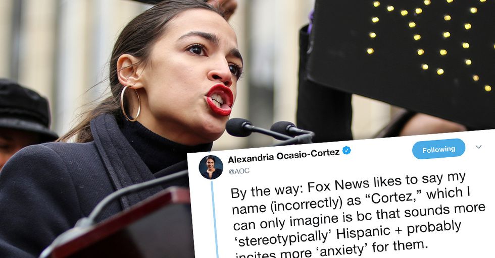 Alexandria Ocasio-Cortez Bitched About FoxNews Messing Up Her Name. She Gets Wrecked.
