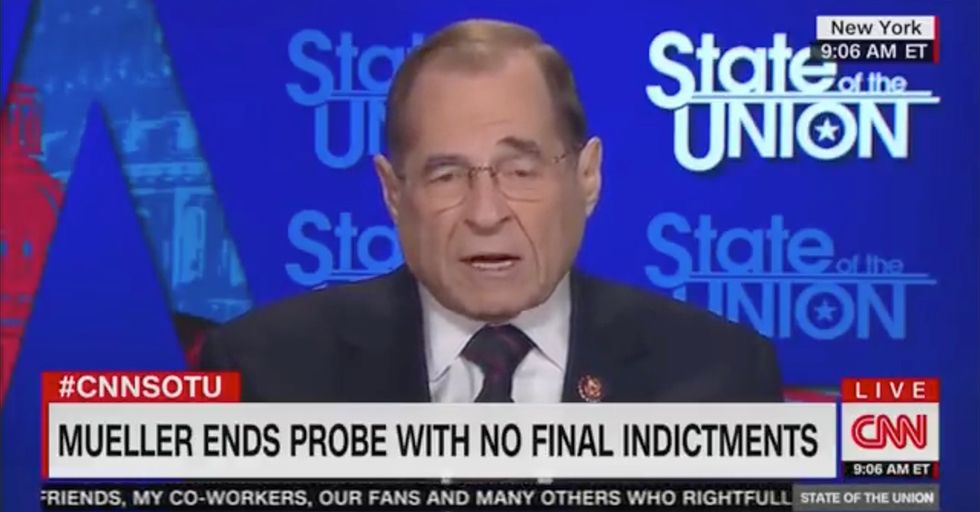 Democrat Judiciary Chairman Dismisses Mueller Report, Claims 'Evidence' of Trump Collusion