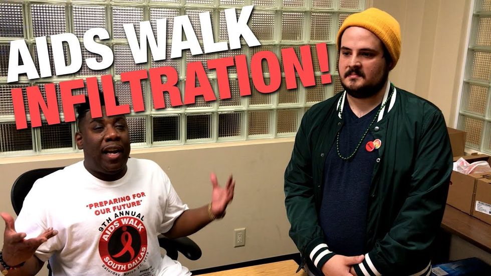AIDS WALK: 1/4BlackGarrett Infiltrates!
