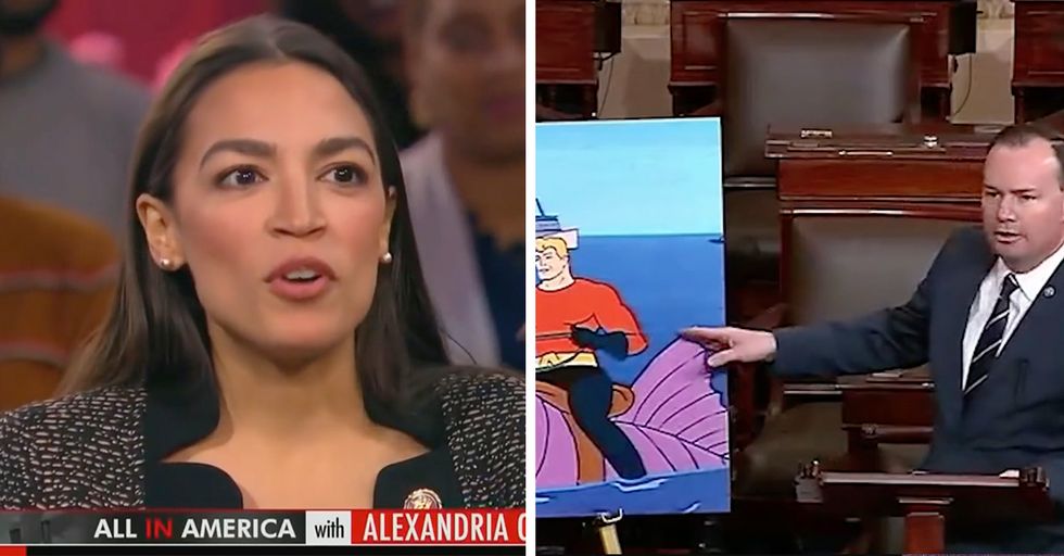 Alexandria Ocasio-Cortez Refers to Republicans as 'Fools' For Response to Green New Deal