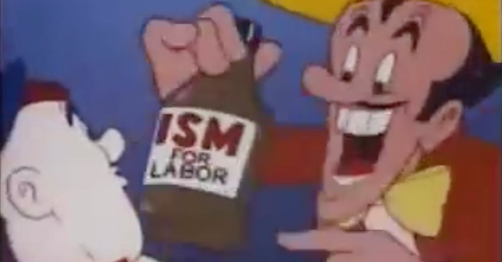 Chilling Cartoon Warns America About Dangers of Socialism... in 1948