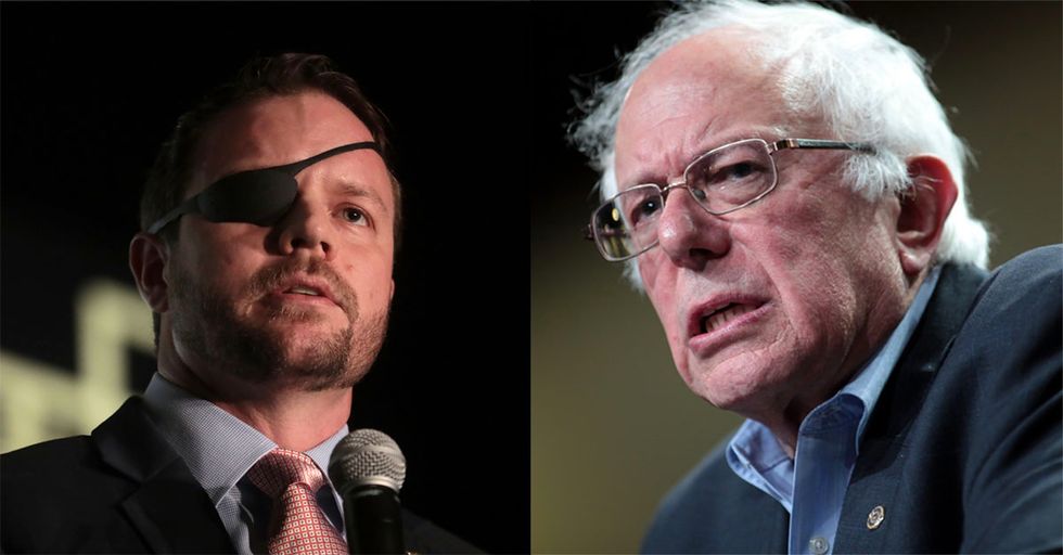 Dan Crenshaw Just DESTROYED Bernie Sanders Free College Scam