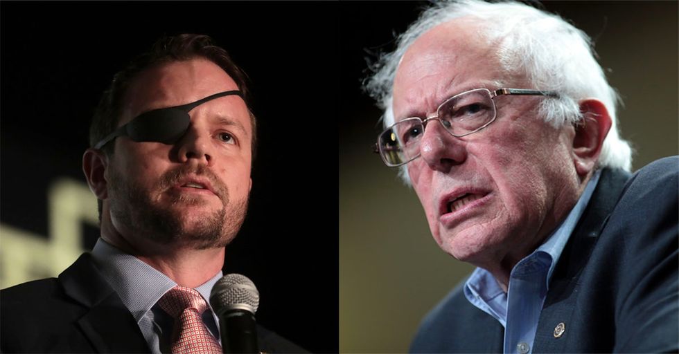 Dan Crenshaw Just DESTROYED Bernie Sanders Free College Scam