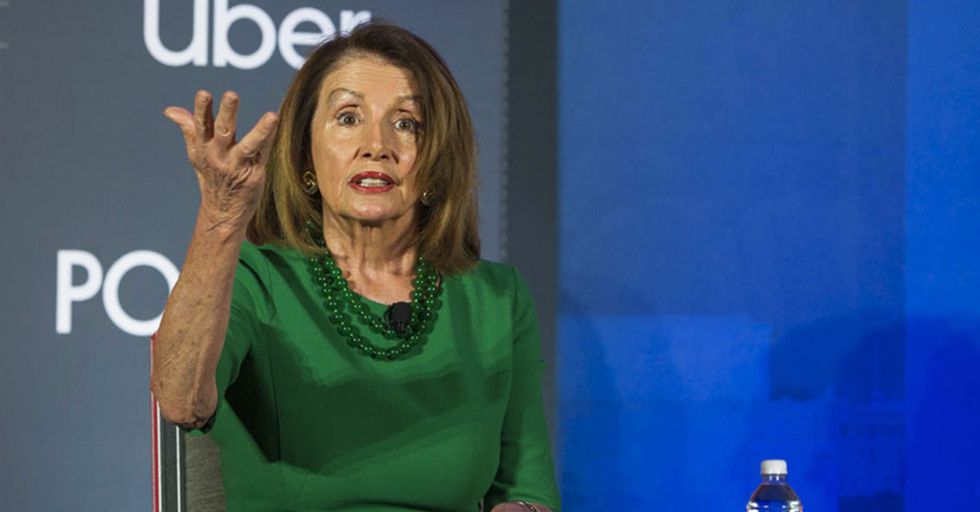 Nancy Pelosi Tries Insulting Trump. Then Her Brain Runs Pass Interference.