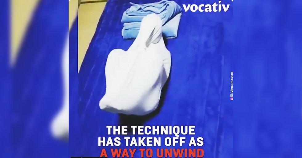 Stressed People Are Now Getting Swaddled "Like Babies." We Need to Talk About This.