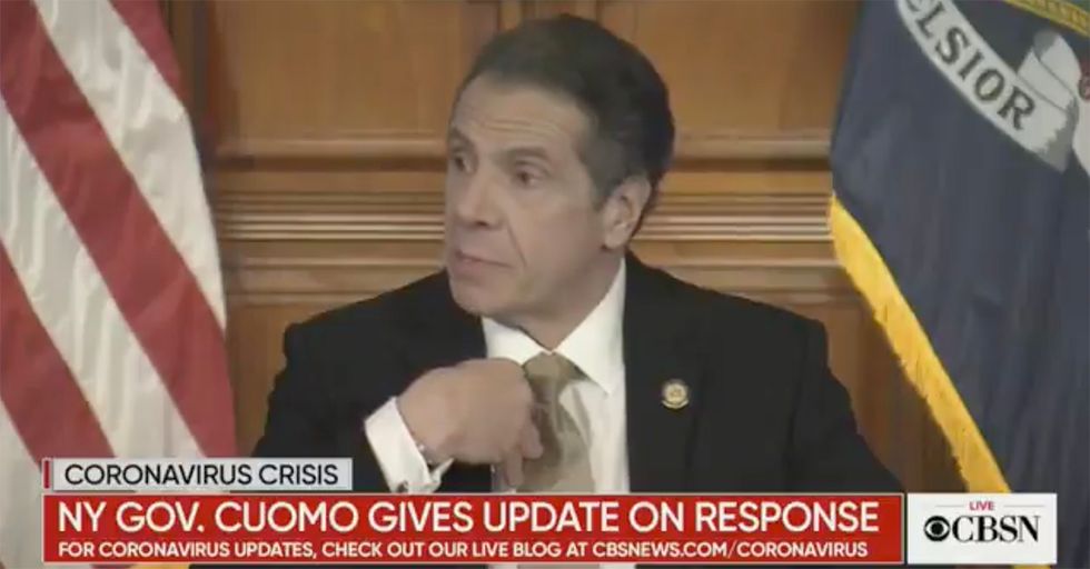 Andrew Cuomo to Unemployed Protesters: Go Become Essential [VIDEO]