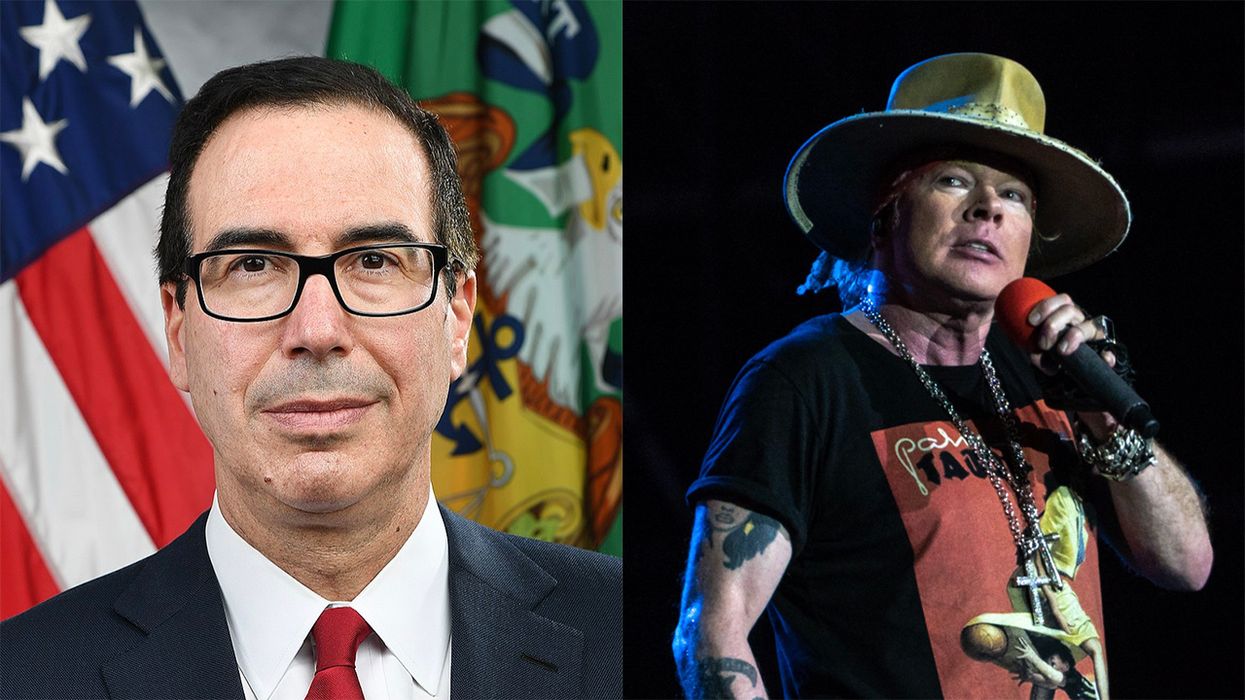 Axl Rose Just Got OWNED on Twitter by ... Treasury Secretary Steve Mnuchin?!