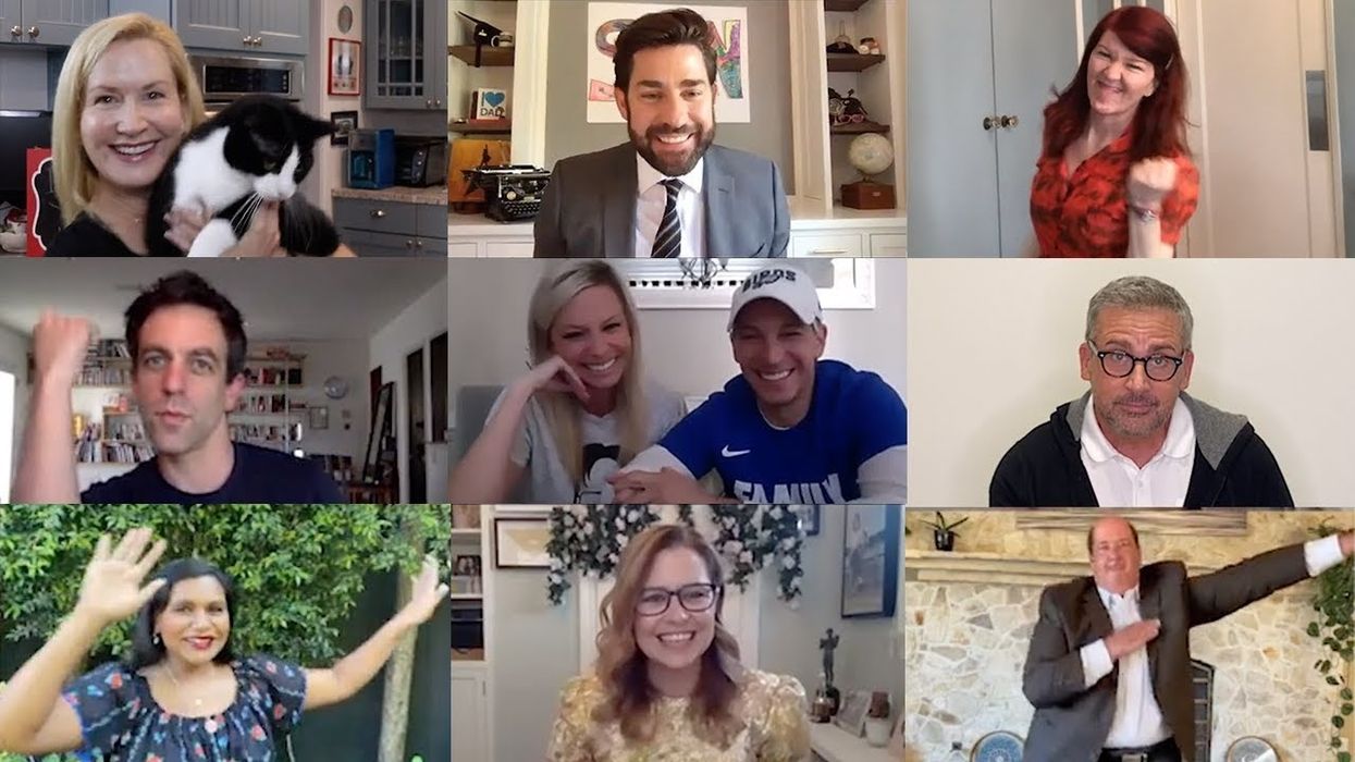 John Krasinski Reunites 'The Office' Cast (and Zac Brown) to Surprise Newlywed Couple