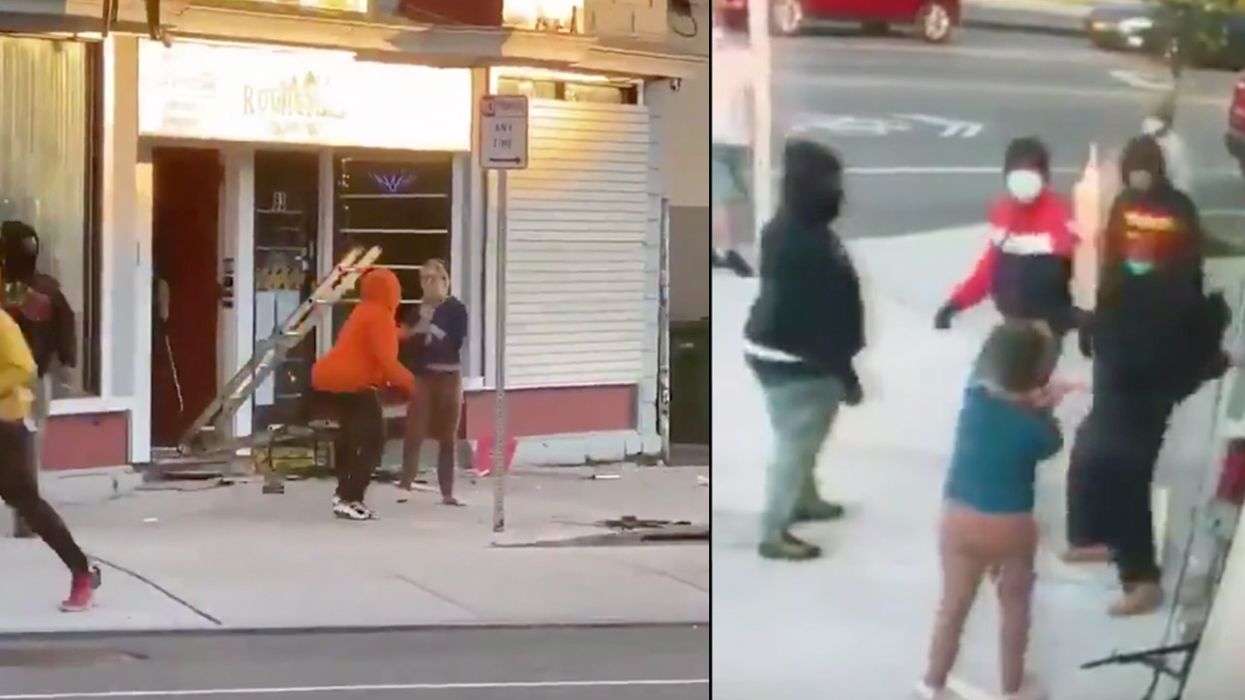 Group of Thugs Beat up Woman Protecting Her Business, Then Beat Her Husband