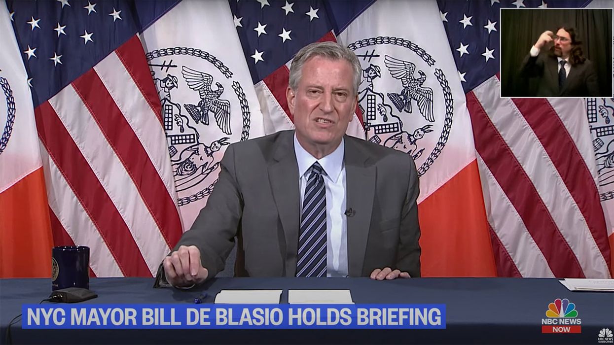 Bill de Blasio Said that Protesters Don't Have to Social Distance Because ... Racism?!