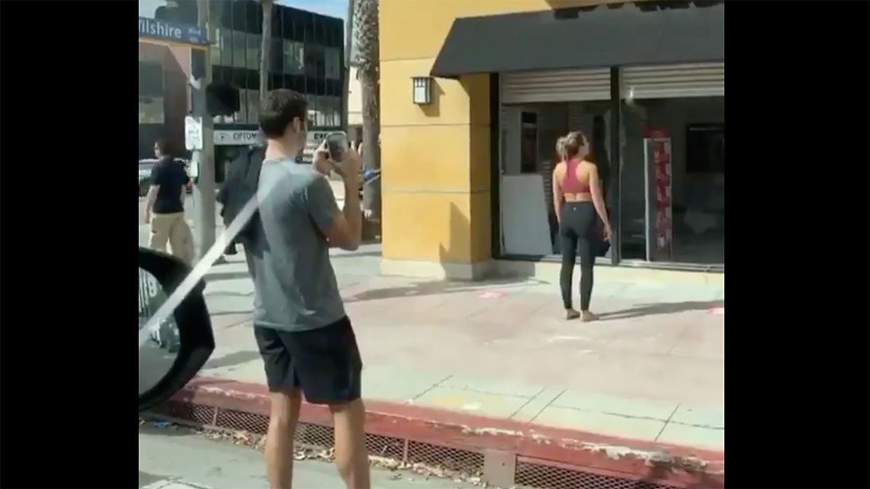 Influencer Makes Boyfriend Take Her Photo in Front of a Smashed Storefront