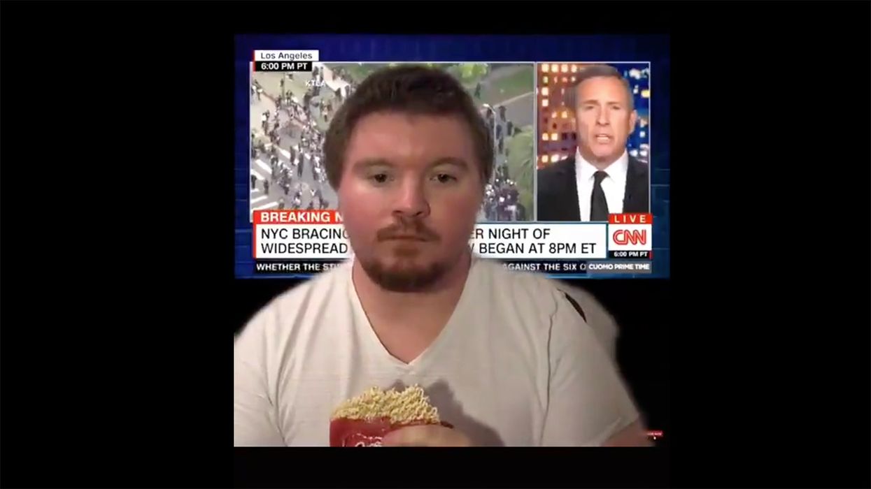 Classic: Ramen noodle-eating bro schools CNN on the First Amendment in under 30 seconds