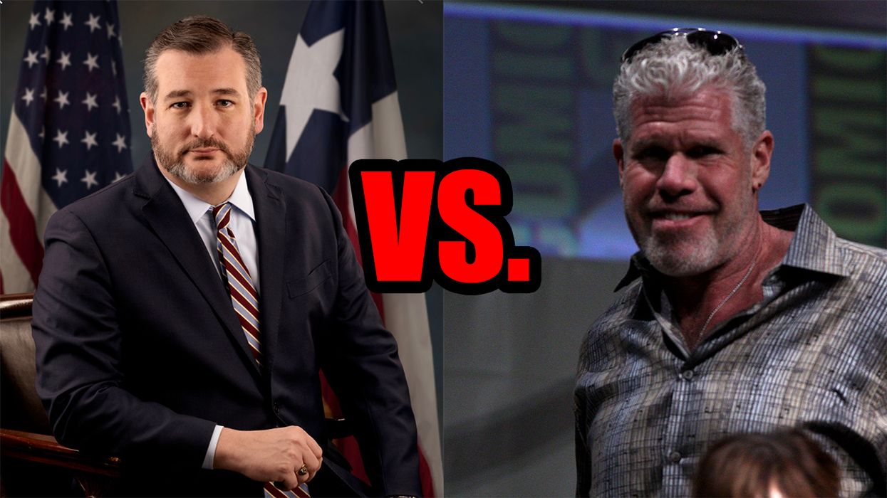 Ted Cruz and Ron Perlman Want to Fight Each Other. What Is Even Happening Right Now?