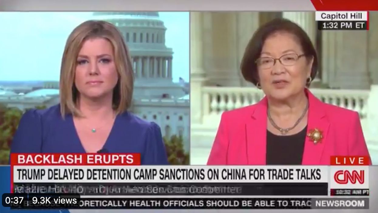 Mazie Hirono Says Trump "Literally ripped babies out of mothers' arms." No, Dummy!