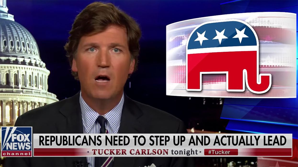 Inject Tucker Carlson's Rant on Statues and the Do-Nothing GOP Directly Into Your Veins