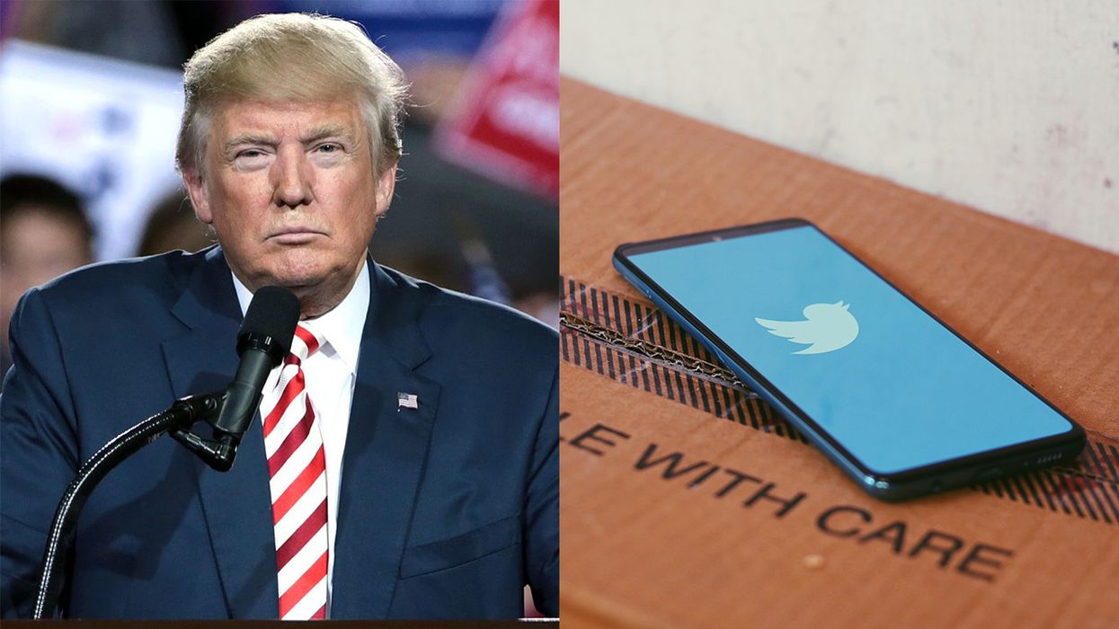 Twitter Put's 'Public Notice' on Trump Tweet ... For Showing Support of the Law?!