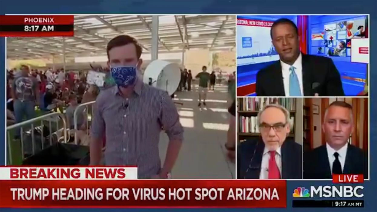 MSNBC Gets Owned by Patriot Throwing Their Protest/Mask Hypocrisy in Their Face