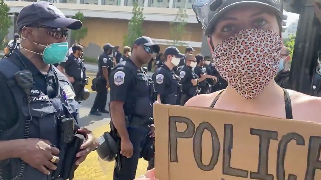 WHITE PRIVILEGE? 'Becky' Explains Racism to Black Police Officers