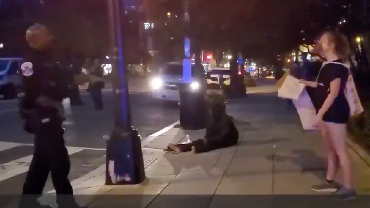 White Leftist Gets BTFO'd Lecturing Black Cop on Racism