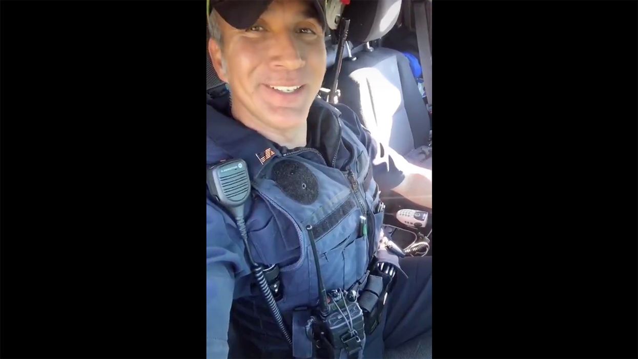 This Officer Got a Hysterical Request from a #DefundThePolice Protest