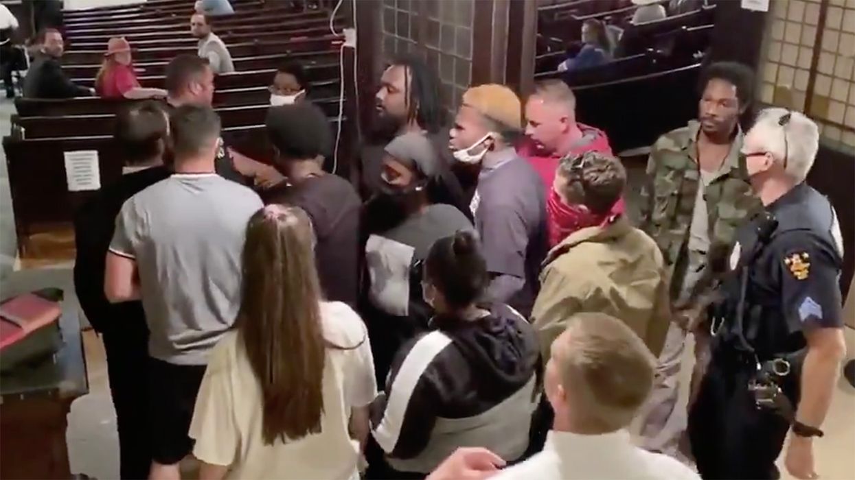 'Peaceful' Black Lives Matter Protesters Vulgarly Interrupted This Church Service