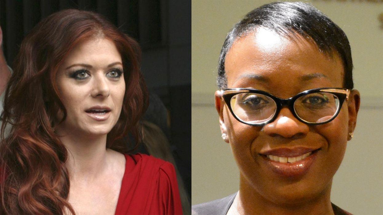 Actress Debra Messing Tries 'WhiteSplaining' Black Voters to a Black Voter