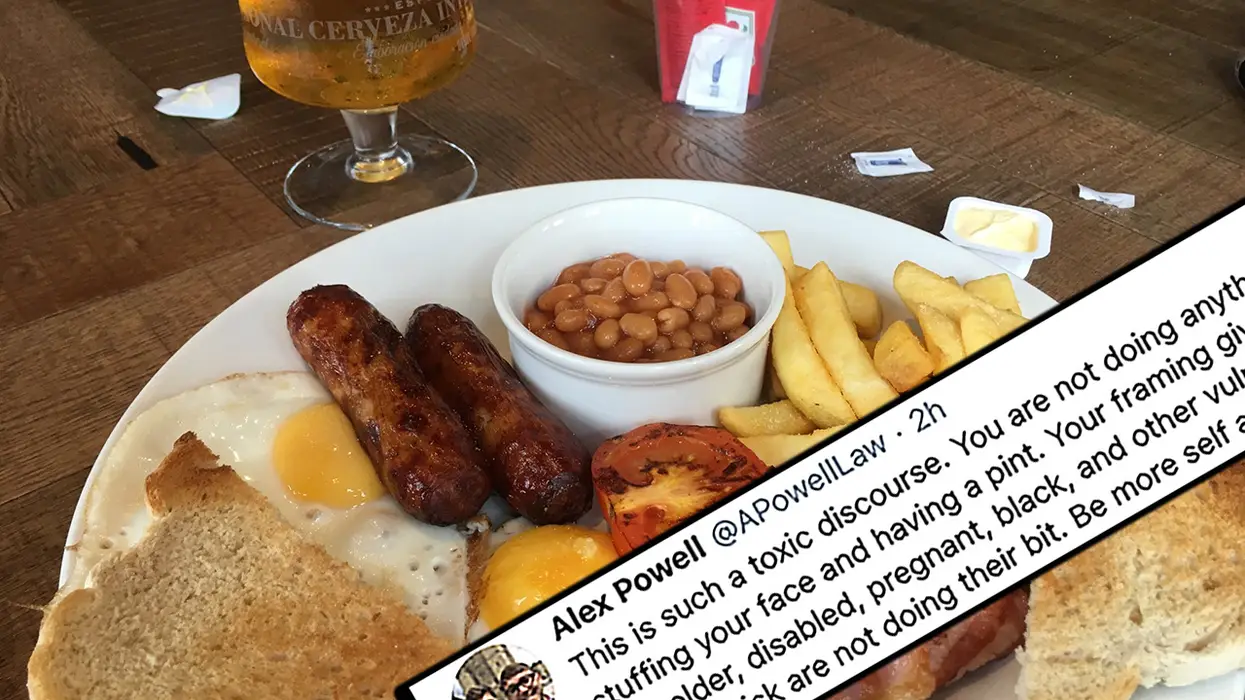 World's Most Insufferable People on Twitter Get Triggered By This Plate of Food For Some Reason