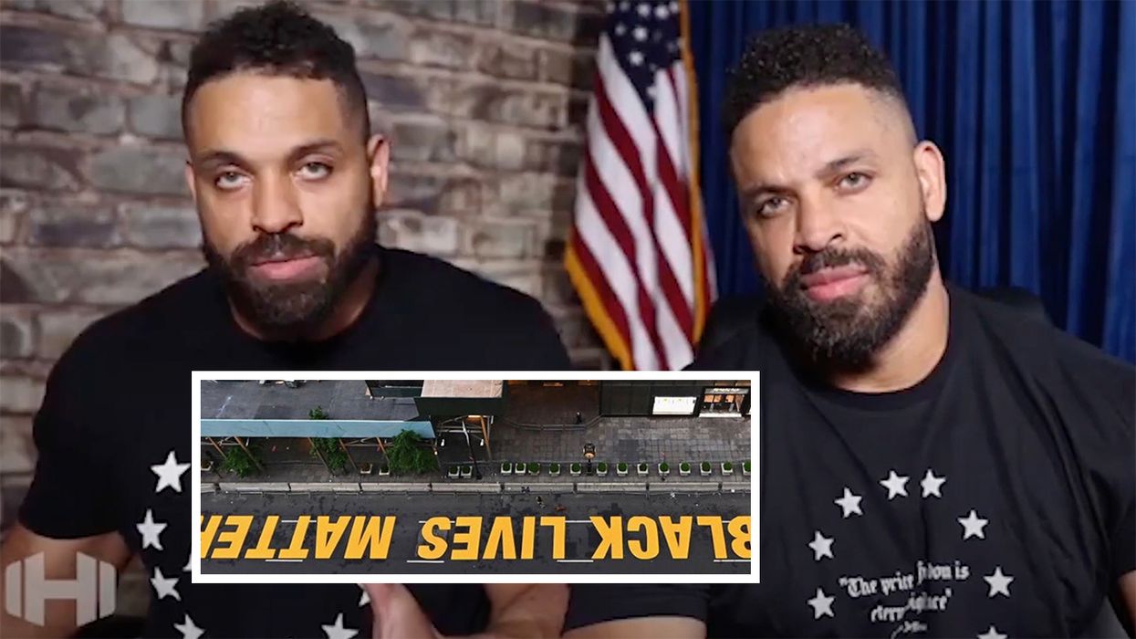 Hodgetwins Expose the Truth About NYC's Black Lives Matter 'Mural'
