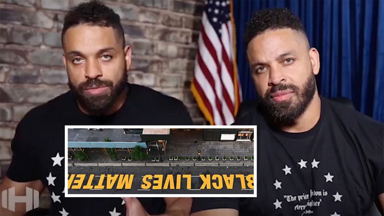 Hodgetwins Expose the Truth About NYC's Black Lives Matter 'Mural'